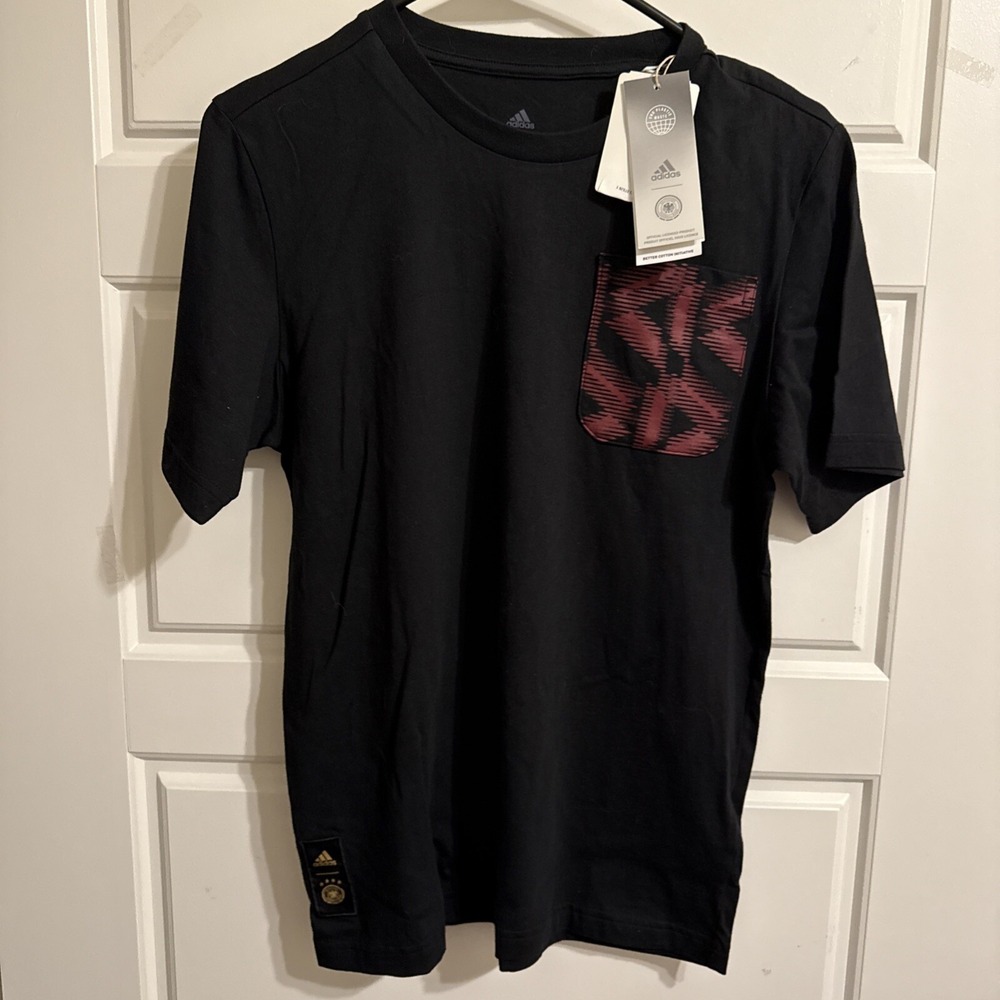 Adidas German DFB‎ Kids Tee Shirt New Youth L (13/14) Y Black